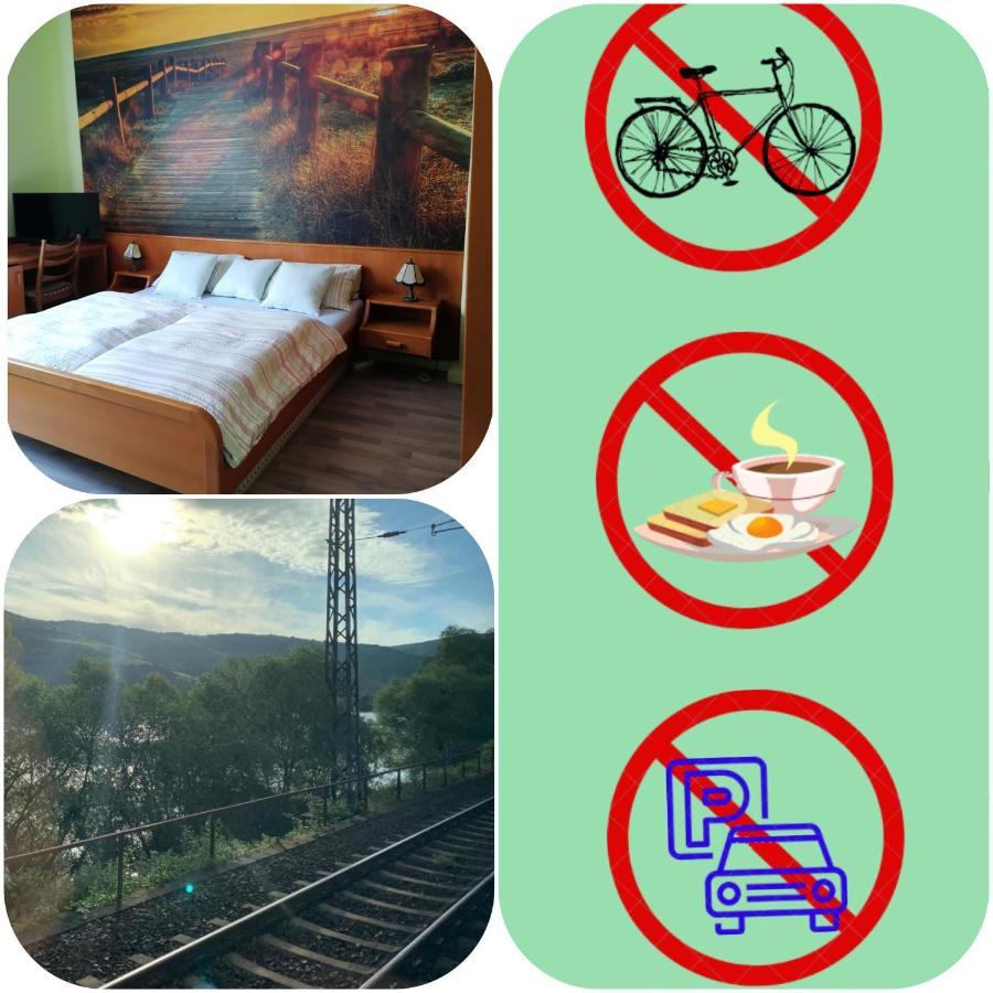 Hotelzimmer Im Alten Reihenhaus Auf Der Stadtmauer Bacharach Eksteriør bilde